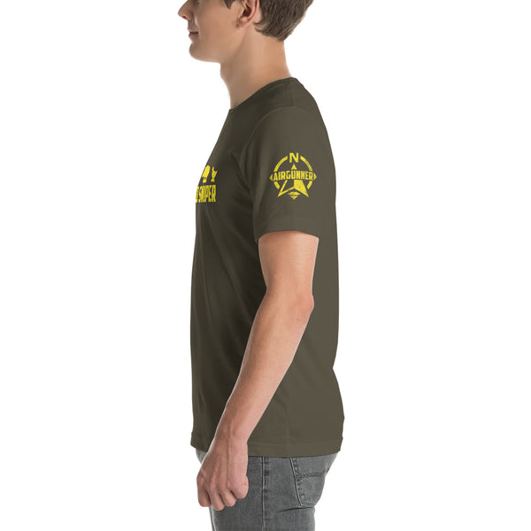 BARNYARD SNIPER T-SHIRT / ARMY - YELLOW