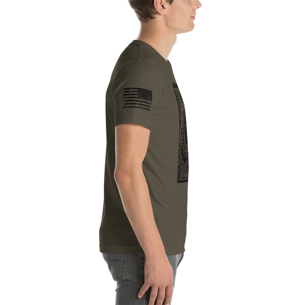 FIREARM TAX STAMP: AIRGUNNERS NEED NOT APPLY T-Shirt / Army or Slate