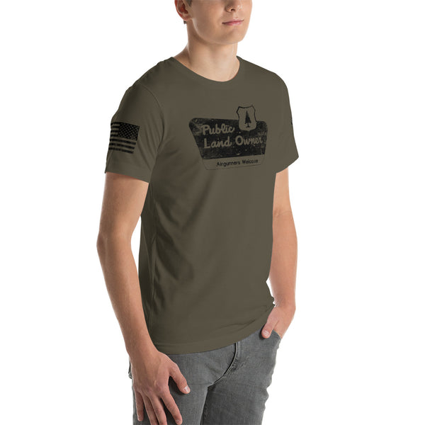 Public Land Owner T-shirt / Army or Slate