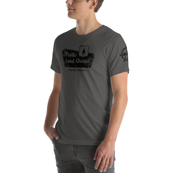 Public Land Owner T-shirt / Army or Slate
